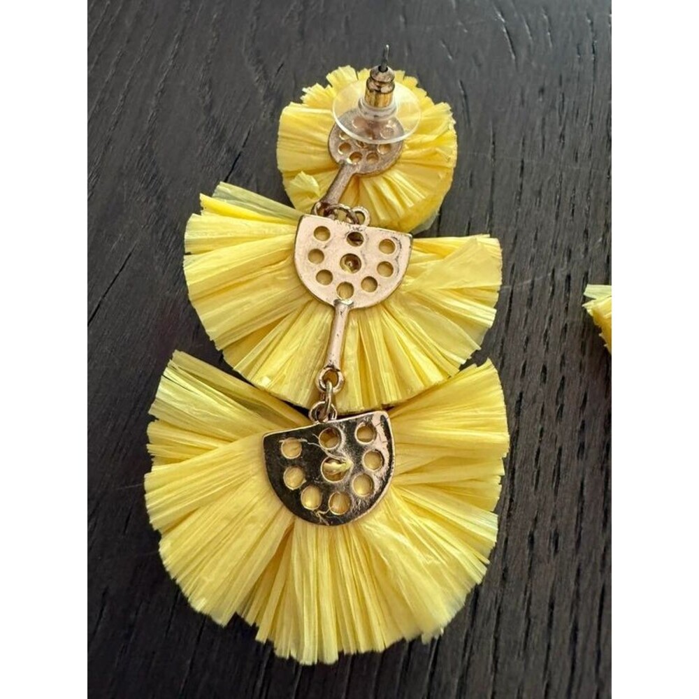 Bright Yellow Boutique Earrings